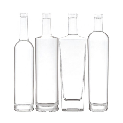 Υλικό βάσης Super Flint Glass 700ml Διαυγές γυαλί Ουίσκι Βότκα Φιάλο κρασιού για αλκοόλ