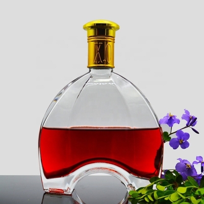 Έλεγαντο γυάλινο μπουκάλι βότκα τζιν 500ml 750ml 1000ml όγκος για προσαρμοσμένο γυάλινο μπουκάλι