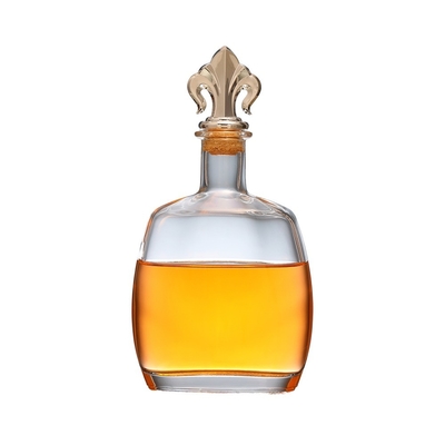 Υπερήφανη γυάλινη υλική φιάλη κρασιού 500 ml 750 ml για εξελιγμένη συσκευασία
