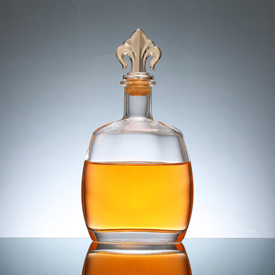 Υπερήφανη γυάλινη υλική φιάλη κρασιού 500 ml 750 ml για εξελιγμένη συσκευασία
