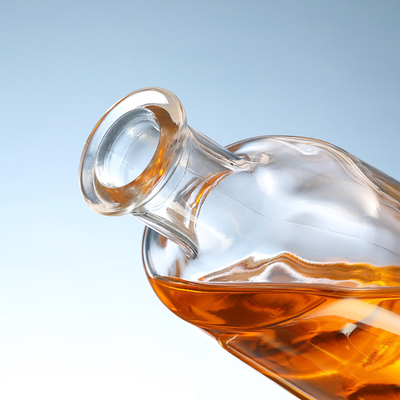 Υπερήφανη γυάλινη υλική φιάλη κρασιού 500 ml 750 ml για εξελιγμένη συσκευασία