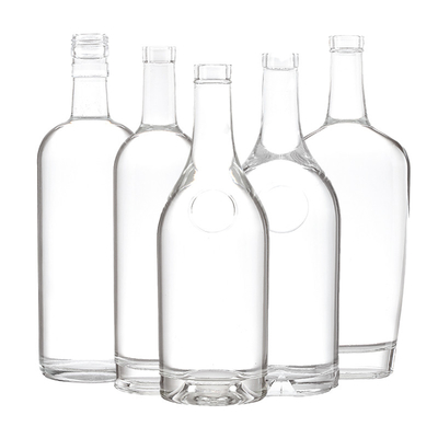 Super Flint Glass 700ml 750ml 200ml κενό γυάλινο μπουκάλι για οινοπνεύματα σε προσαρμοσμένο σχήμα