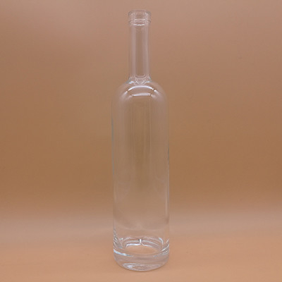 Προσαρμοσμένο σχεδιασμό 75cl μπουκάλι ουίσκι 0,75l Extra Flint Cork μπουκάλι βότκα με δωρεάν δείγμα