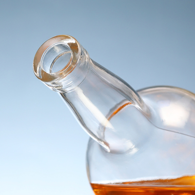 Ντεκάλ Deep Process Super Flint Glass 750ml γυάλινο μπουκάλι μπράντι και τζιν Made of Design