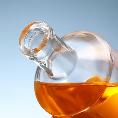 500 ml/650 ml/700 ml/750 ml/800 ml/Επεξεργασμένη γυάλινη φιάλη ουίσκι για βότκα τζιν και κρασί φρούτων