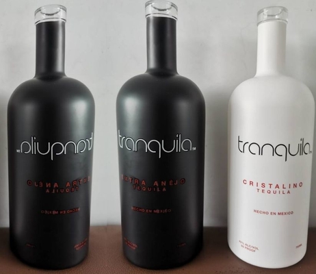 Όροι EXW Κρυστάλλινο γυαλί 750ml 700ml 500ml τεκίλα τζιν κρασί οινοπνευματώδη ποτά ρούμι βότκα ουίσκι γυάλινο μπουκάλι