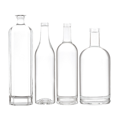 750 ml Custom Glass Whisky Flask με εσωτερική χαραγή και αποδεκτό λογότυπο πελάτη
