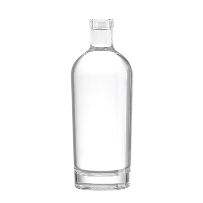 Υλικό γυαλιού Super Flint Dark Square Μπουκάλια Λικέρ για OEM/ODM 200ml 500ml 750ml 1L