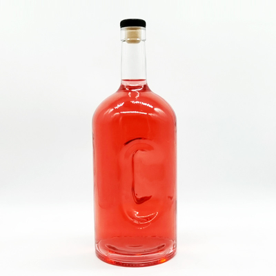 Άλλα Αλκοολούχα Ποτά 375 ml 500 ml Φεγγαρόμορφο παγωμένο γυάλινο μπουκάλι για προσαρμοσμένη τεκίλα