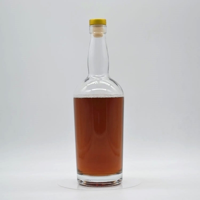 Άλλα Αλκοολούχα Ποτά 375 ml 500 ml Φεγγαρόμορφο παγωμένο γυάλινο μπουκάλι για προσαρμοσμένη τεκίλα