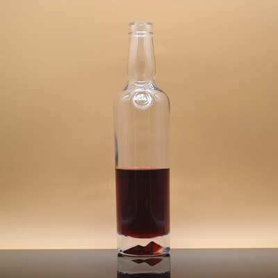 Άλλα Αλκοολούχα Ποτά 375 ml 500 ml Φεγγαρόμορφο παγωμένο γυάλινο μπουκάλι για προσαρμοσμένη τεκίλα