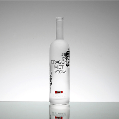 375ml 700ml 750ml Βότκα Ουίσκι Λικέρ γυάλινο μπουκάλι με προσαρμοσμένο σχεδιασμό και επιφάνεια πάγου