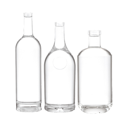 100Ml 375Ml 500Ml 700Ml 750Ml Custom Shape Clear Glass Bottle για τα ενεργειακά ποτά