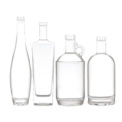 100Ml 375Ml 500Ml 700Ml 750Ml Custom Shape Clear Glass Bottle για τα ενεργειακά ποτά