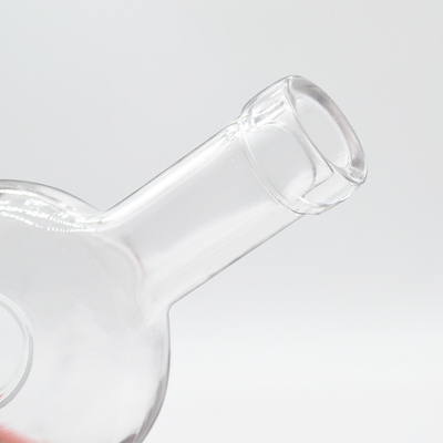 500 ml χωρητικότητας Κρυστάλλινο λευκό υλικό κενό γυάλινο μπουκάλι για βότκα ουίσκι χύδης κρασί
