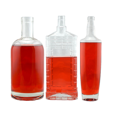 250 ml Κόκκινη Ετικέτα Χρυσή Ζωγραφική Ρίπανση Μπράντυ Λικέρ Τεκίλα Βότκα μπουκάλι με μεταλλικό καπάκι