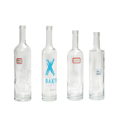 Υλικό γυαλιού Super Flint Custom 700ml Λικέρ κρασί τζιν ουίσκι βότκα οινοπνευματώδη ποτά γυαλί μπουκάλι με κάλυμμα φελλού