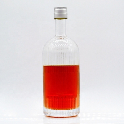 375 ml 500 ml 700 ml 750 ml 1000 ml Διαφανή κενά γυάλινα μπουκάλια για οινοπνευματώδη ποτά