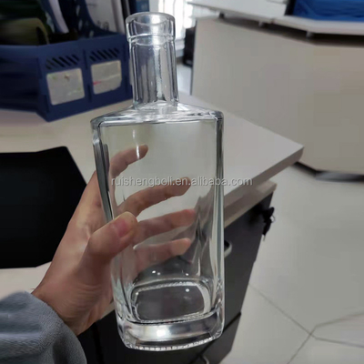 Άδειο γυάλινο μπουκάλι 500ml 750ml Δοκιμή για OEM/ODM Δικαιούται