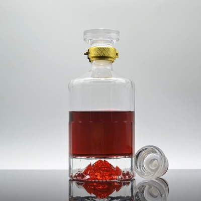 Τύπος σφραγίσματος φελλού 750 ml Γυάλινα κενά μπουκάλια για φανταχτερό αλκοόλ σε υλικό Super Flint