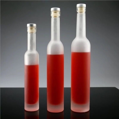 375 ml γυάλινο μπουκάλι για θερμή σφραγίδα Icewine Rum Brandy ποτά και κρύα ποτά
