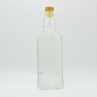 Υψηλής ποιότητας σαφείς μπουκάλες ρούμι 500ml 700ml 750ml με εξαιρετική κατασκευή