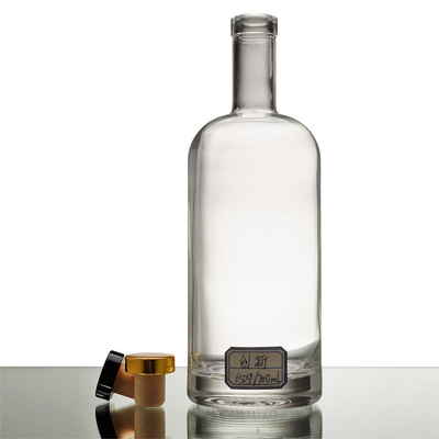 500 ml κρασί από ελαιόλαδο κενό 700 ml 750 ml μαύρη βότκα ουίσκι γυάλινα μπουκάλια