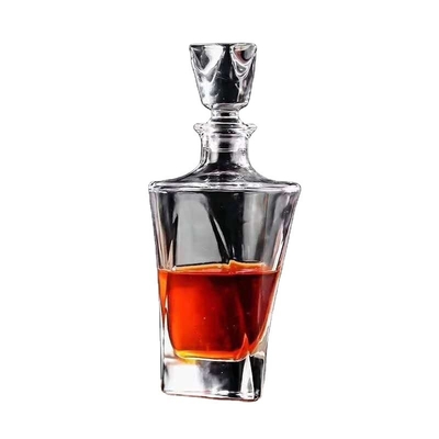 Πουλάω 750 ml Clear Spirit Glass Vodka μπουκάλι άδεια μπουκάλια με σχήμα διαμαντιού Τζιν