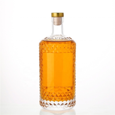 Βασικό υλικό Κρυστάλλινο γυαλί 500 ml 700 ml Κενό μπουκάλι κρασιού με φελλό