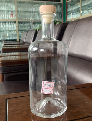 Βασικό υλικό Κρυστάλλινο γυαλί 500 ml 700 ml Κενό μπουκάλι κρασιού με φελλό