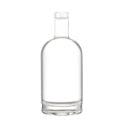 Super Flint Glass 750ml μπουκάλι για ποτά 500ml Brandy Spirit Liquor και 375ml Βότκα