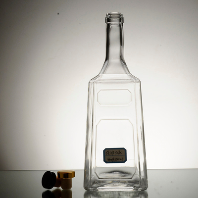 Υλικό γυαλιού Super Flint Γυαλί Βότκα Μπράντυ Ρουμ Μπουκάλι Λικέρ για Γυναίκες Σχήμα σώματος