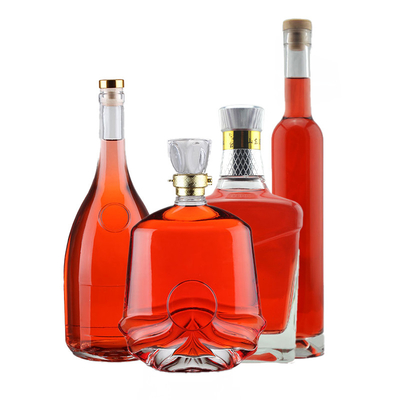 500 ml Custom Liquor Glass Bottle Υπερήλεκτο υλικό γυαλιού σχιστόλιθου για αποδεκτό OEM/ODM