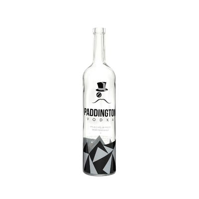 375ml 500ml 700ml 750ml Διαφορετικά μεγέθη Γυάλινα μπουκάλια για ποτό Βότκα Ουίσκι Ρομ Τζιν