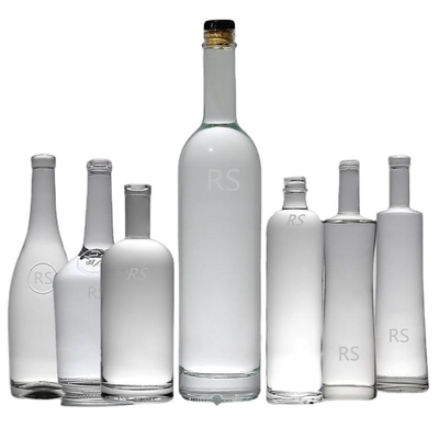 200ml 375ml 500ml 700ml Super flint γυάλινα φιάλια φελλού για τζιν whisky μπράντι ρούμι
