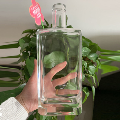 275 ml 500 ml Άδειο Αλκοόλ Λικέρ Τεκίλα Μπλε Σπρέι Εκτύπωση Ουίσκι-Πάρσιμο Παγωμένο μπουκάλι με λάδι βότκα