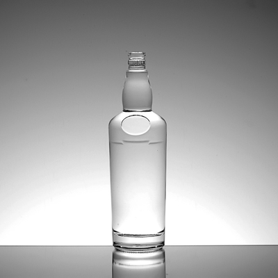 Υλικό γυαλιού υψηλής πυρίτιδας 700ml Χωρίς λαιμό μπουκάλι για ουίσκι 375ml