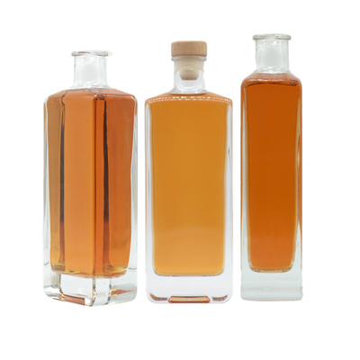 1000 ml τετραγωνικά βαμμένα κενά μπουκάλια με σφαιρίνη