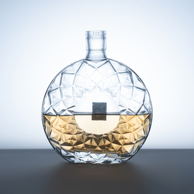 700 ml Λευκό Ουίσκι Ντεκάντερ Βότκα Ορυκτό 750 ml Πνευματώδη Γυαλί Λικέρ Μπουκάλι Φελλό Σφραγίδα