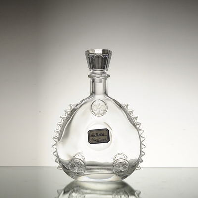 500 ml 700 ml γυάλινο μπουκάλι για φανταχτερά ποτά από φελλό