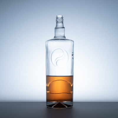Υλικό σώματος Super Flint Glass Brandy XO Μίνι κυλίνδρες σαμπάνιας με φύλλο σφενδάμου