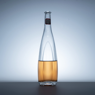 Υλικό σώματος Super Flint Glass Brandy XO Μίνι κυλίνδρες σαμπάνιας με φύλλο σφενδάμου