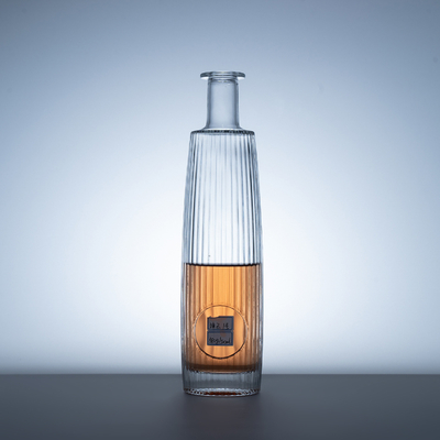 Υλικό σώματος Super Flint Glass Brandy XO Μίνι κυλίνδρες σαμπάνιας με φύλλο σφενδάμου