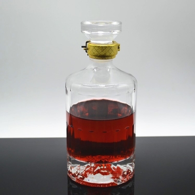 Αποδεκτές μπουκάλες κρασιού 750 ml καθαρού γυαλιού OEM/ODM με υλικό γυαλιού Super Flint