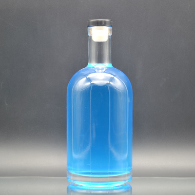 Αποδεκτές μπουκάλες κρασιού 750 ml καθαρού γυαλιού OEM/ODM με υλικό γυαλιού Super Flint