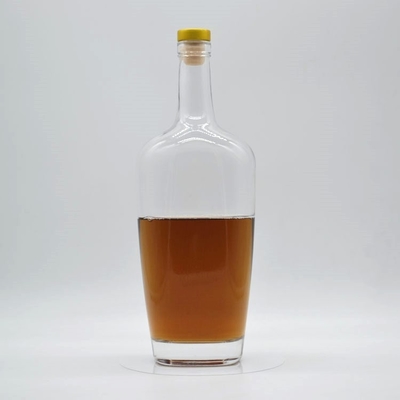 Βάση Πώληση 750 ml γυάλινα μπουκάλια ουίσκι με εκτύπωση με οθόνη επιφάνειας χειρισμού