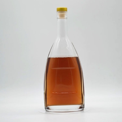 Βάση Πώληση 750 ml γυάλινα μπουκάλια ουίσκι με εκτύπωση με οθόνη επιφάνειας χειρισμού