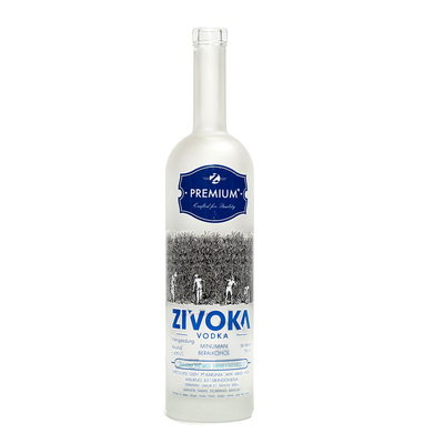 Προσαρμοσμένο 700ml 750ml γυάλινο μπουκάλι για τζιν ρούμι ουίσκι βότκα και περισσότερα καλωσορίζουμε παραγγελίες OEM