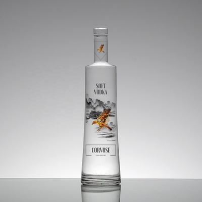 375ml 500ml 700ml 750ml Custom Decoration Vodka Bottle with Cork Caps from OEM/ODM (Παρασκευαστική συσκευή)