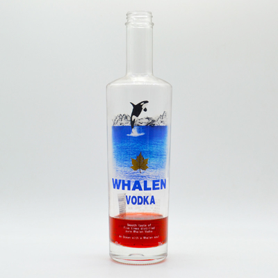 Προσαρμοσμένο 700ml 750ml γυάλινο μπουκάλι για τζιν ρούμι ουίσκι βότκα και περισσότερα καλωσορίζουμε παραγγελίες OEM